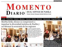 Tablet Screenshot of diariomomento.com